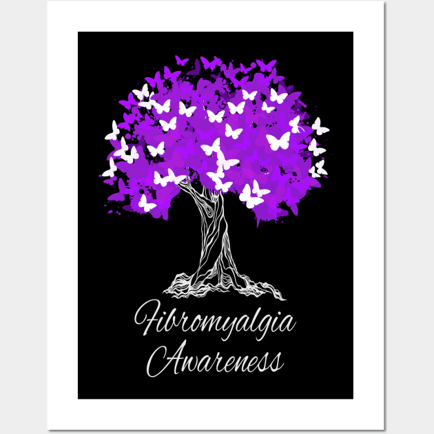 Fibromyalgia Awareness Wall Art by MerchAndrey